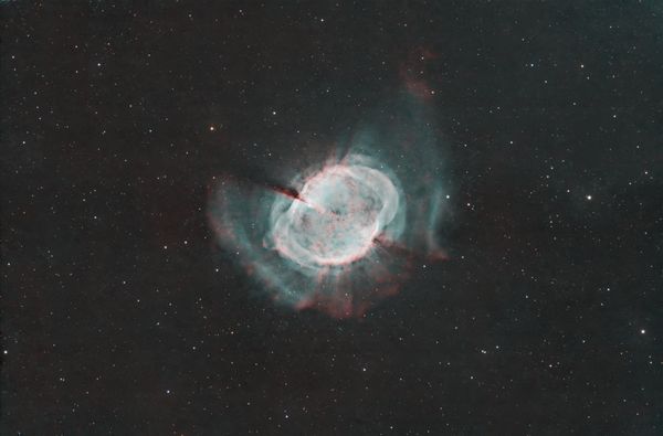Messier 27 in Narrowband