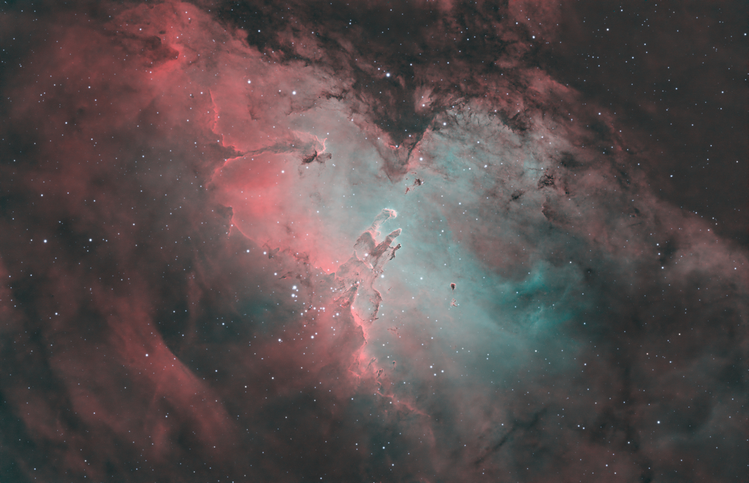 Messier 16 in Narrowband