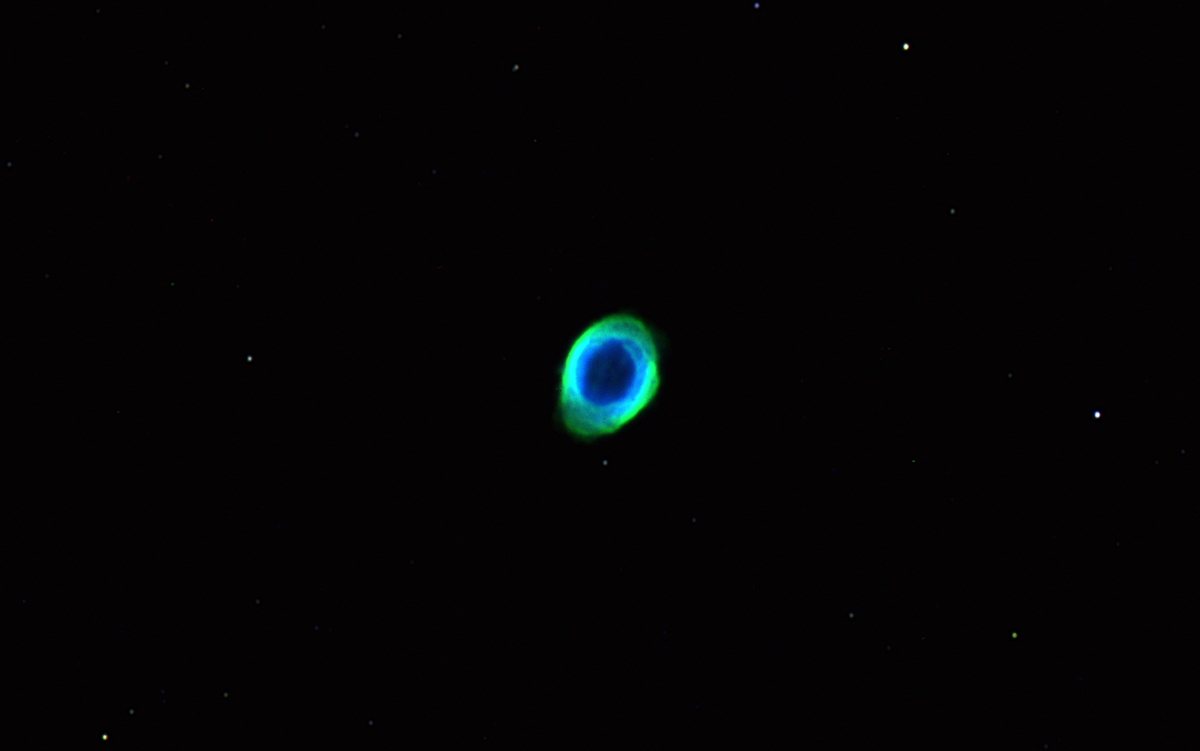 Messier 57 in Narrowband.