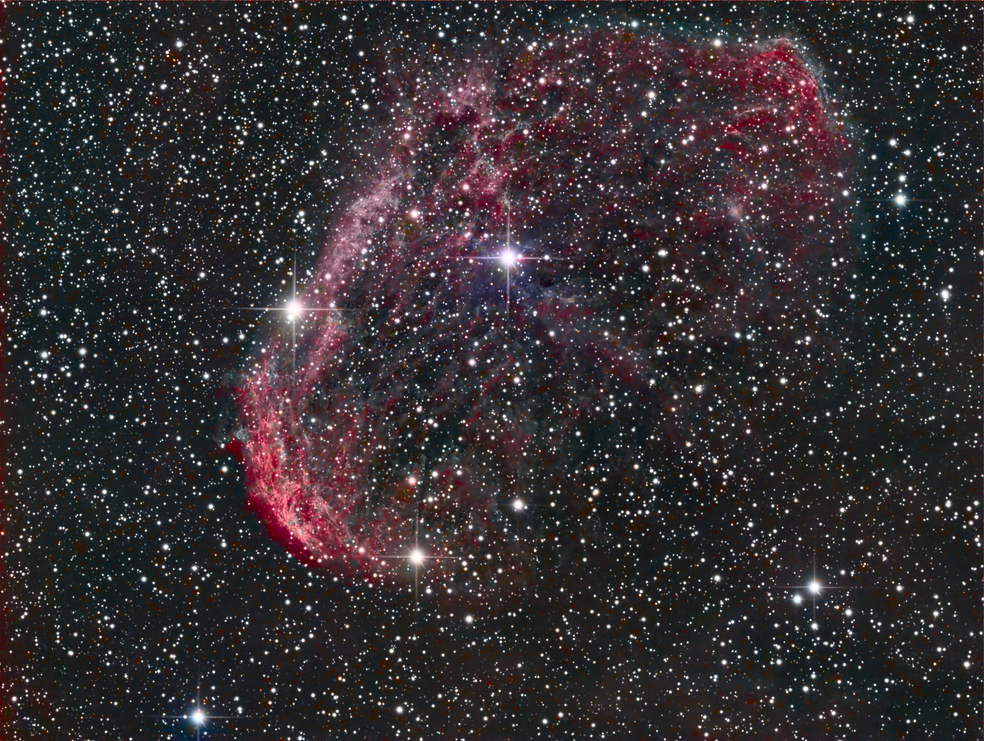 NGC 6888 - Crescent Nebula in Cygnus
