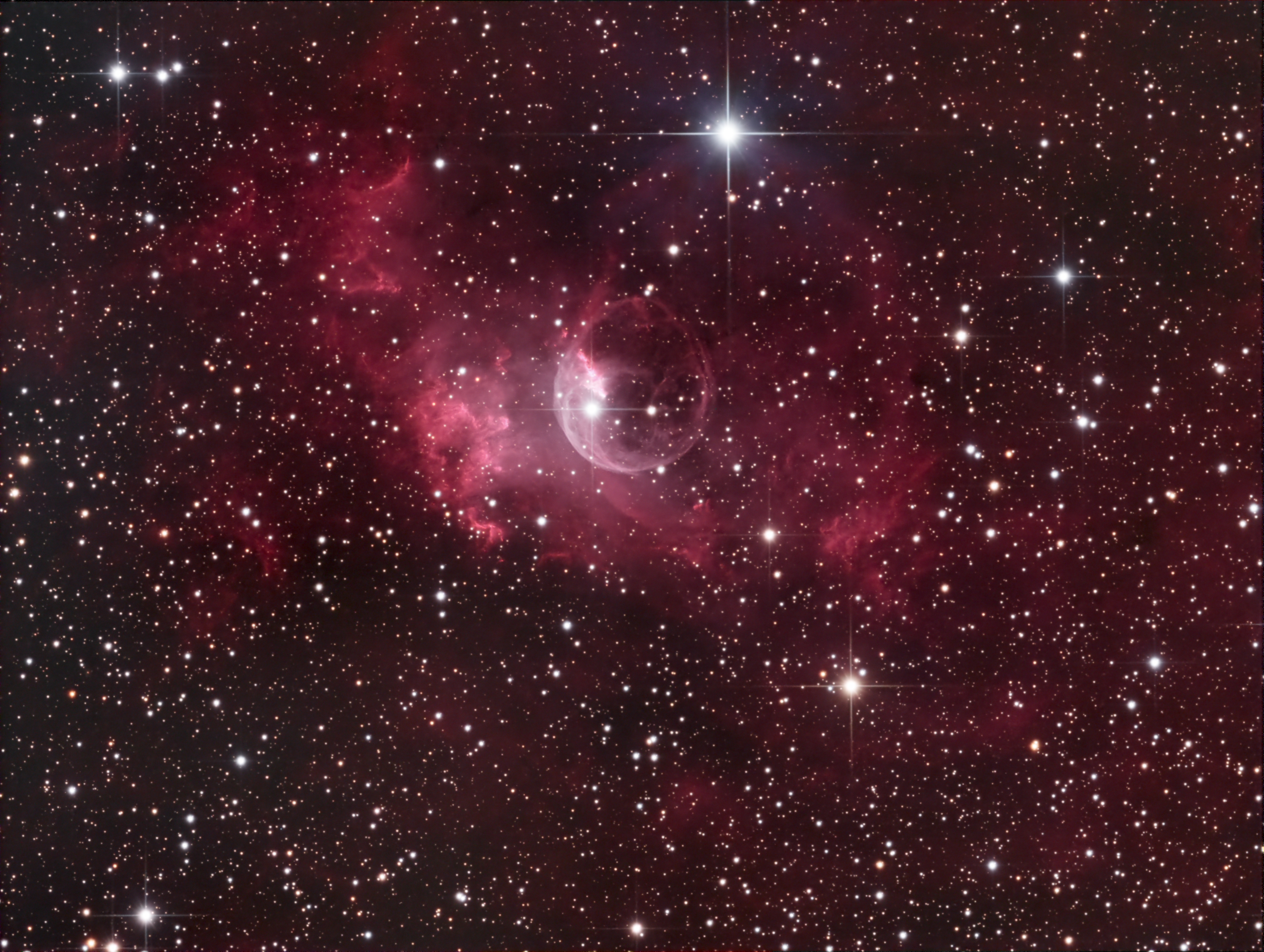 NGC 7635 - Bubble Nebula in Cassiopeia